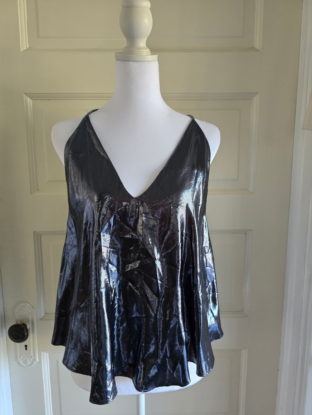 Isabel Marant Metallic V-Neck Camisole